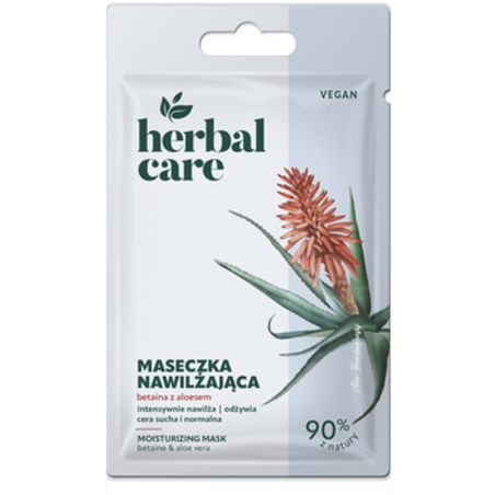 Herbal Care Nawilżająca maseczka BETAINA z aloesem, 7 g